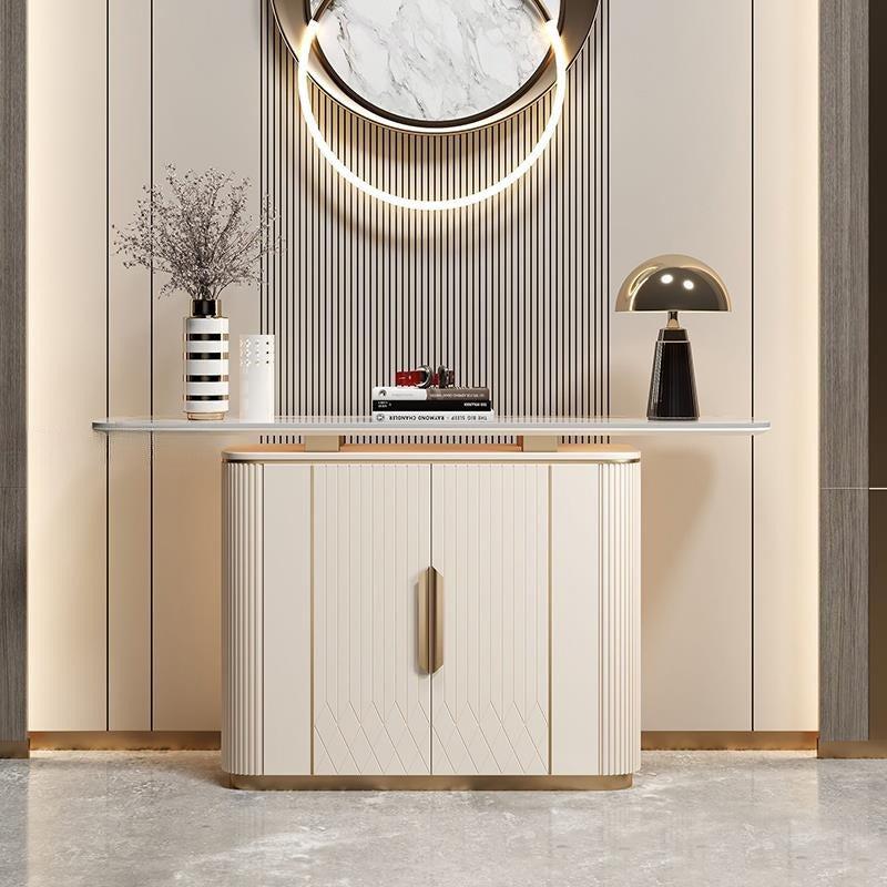 lixra Modern Buffet Cabinet with Marble Top