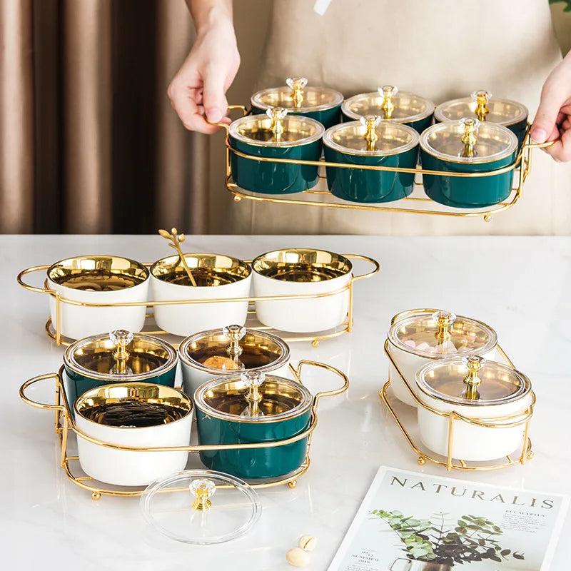 Lixra Modern Ceramic Oval Plates