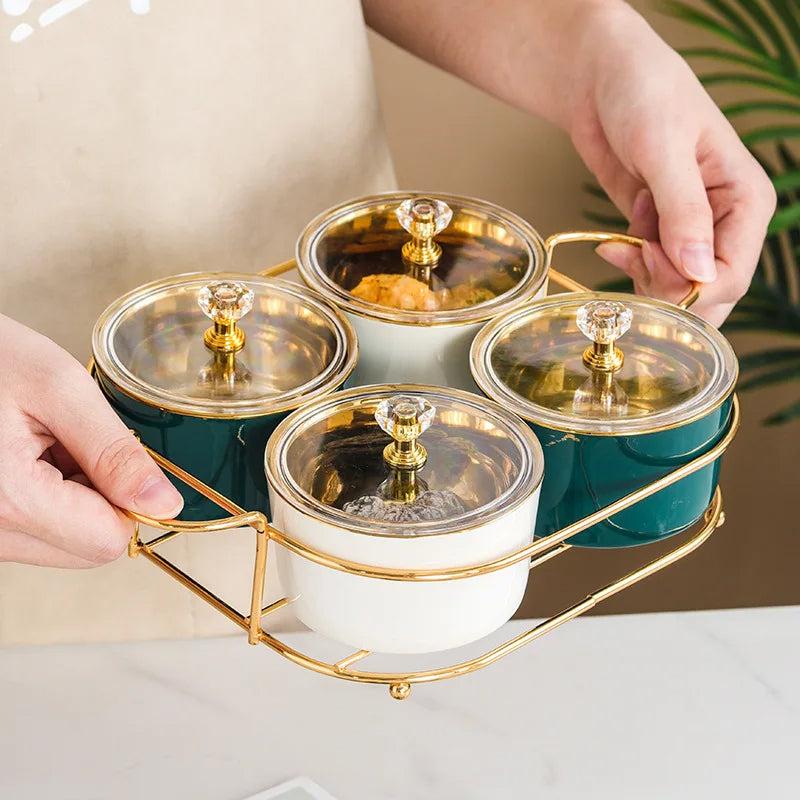 Lixra Modern Ceramic Oval Plates