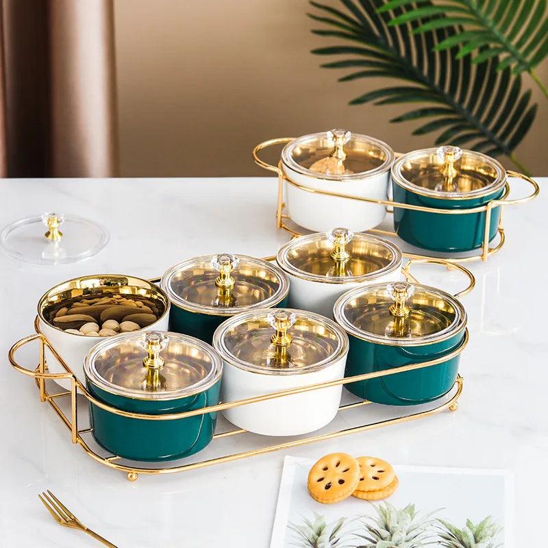 Lixra Modern Ceramic Oval Plates