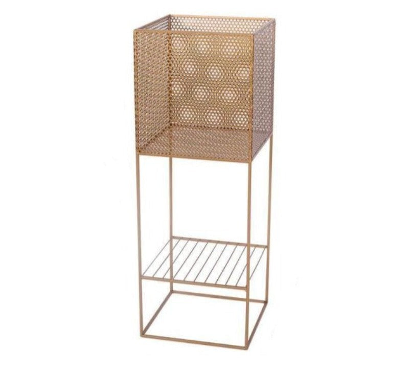 lixra Modern Charismatic Metallic Floor Vase