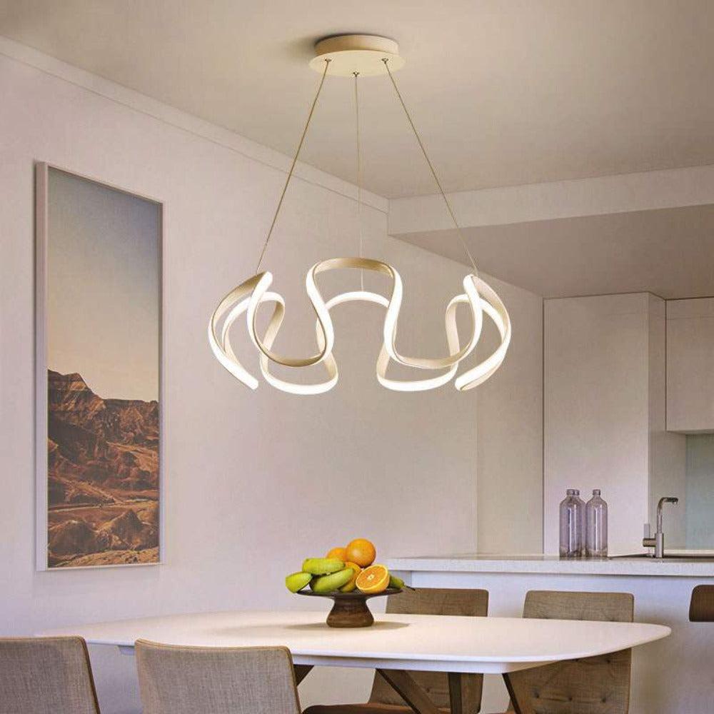 Lixra Modern Creative Design Twisting Chandelier
