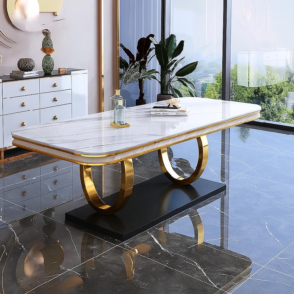 Lixra Modern Creative Marble-Top Dining Table