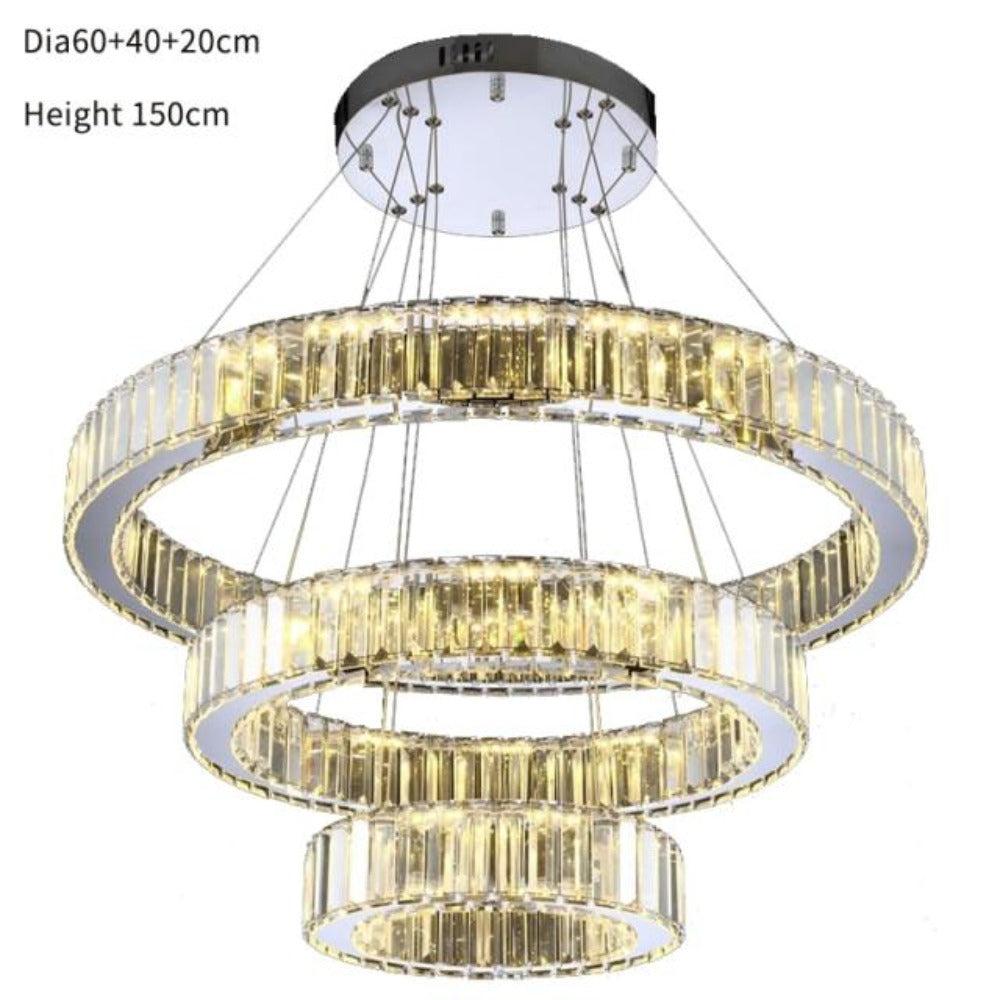 Lixra Modern Crystal LED Pendant Light