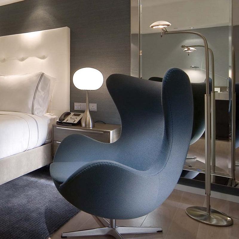 Lixra Modern Curvy Design Fabric Accent Chair