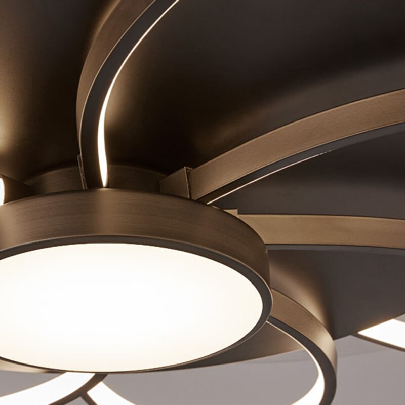 Lixra Modern Decorative Ceiling-Fan With Light