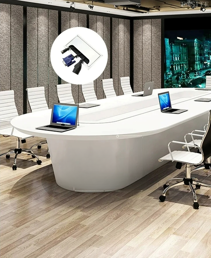 Lixra Modern Decorative Wooden Conference Desk