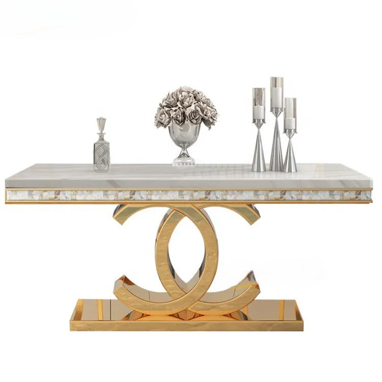 Lixra Modern Delectable Marble Dining Table Set