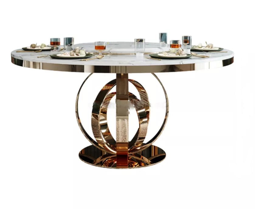 Lixra Modern Delectable Marble-top Dining Table