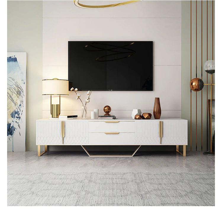 Lixra Modern Design Coffee Table With TV Stand Set