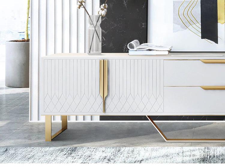 Lixra Modern Design Coffee Table With TV Stand Set