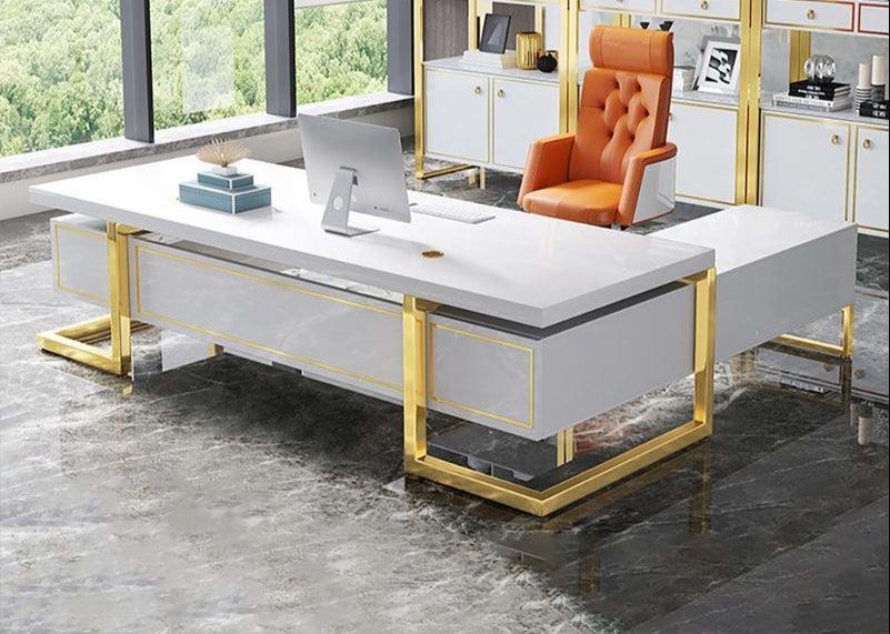 Lixra Modern Design L-Shaped Office Computer Desk