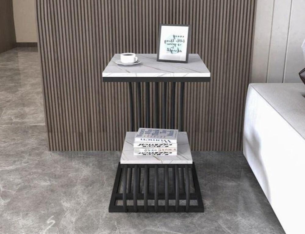 Lixra Modern Design Marble Top Side Table