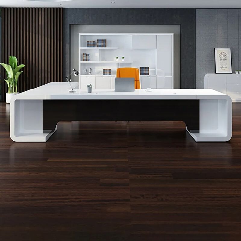 Lixra Modern Design Wooden L-Shaped Computer Desk