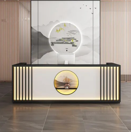 Lixra Modern Design Wooden Reception Desk