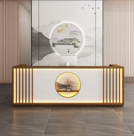lixra Modern Design Wooden Reception Desk