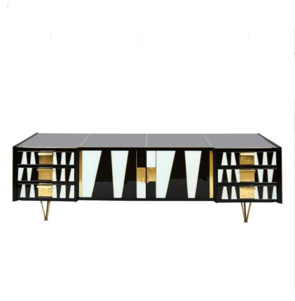 lixra Modern Elegant Wooden TV Cabinet