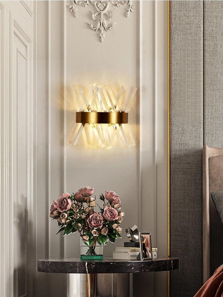 Lixra Modern Endearing Crystal LED Wall-Sconces