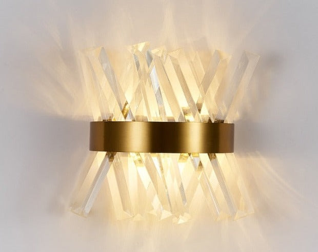 lixra Modern Endearing Crystal LED Wall-Sconces