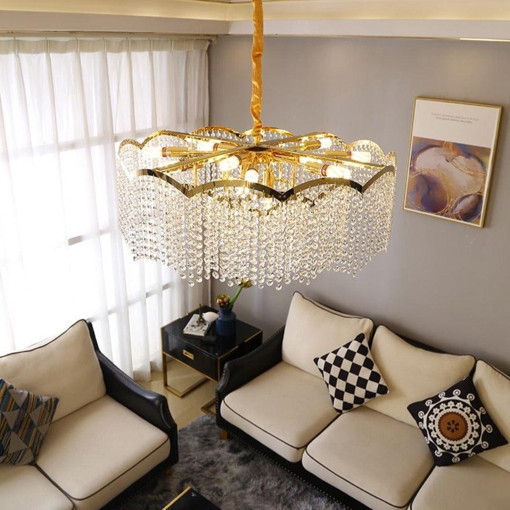 Lixra Modern Endearing Elegant Crystal Chandelier