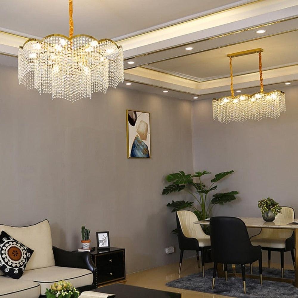 Lixra Modern Endearing Elegant Crystal Chandelier