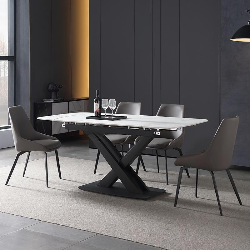 Lixra Modern Extendable Sumptuous Dining Table Set