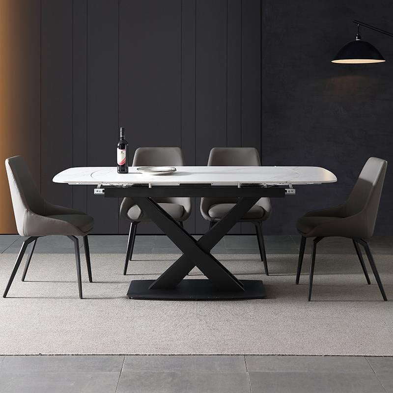 Lixra Modern Extendable Sumptuous Dining Table Set