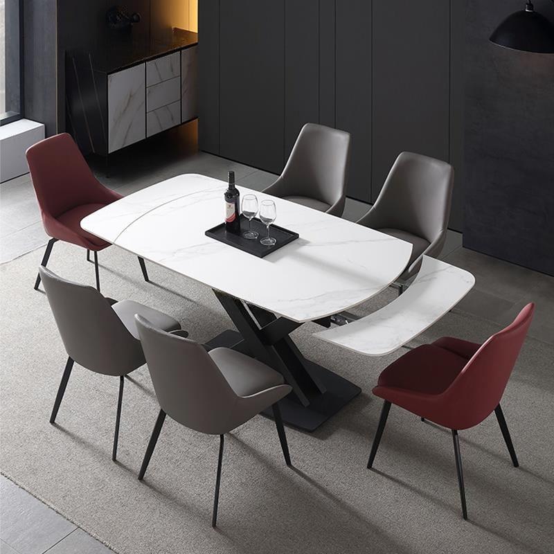 lixra Modern Extendable Sumptuous Dining Table Set