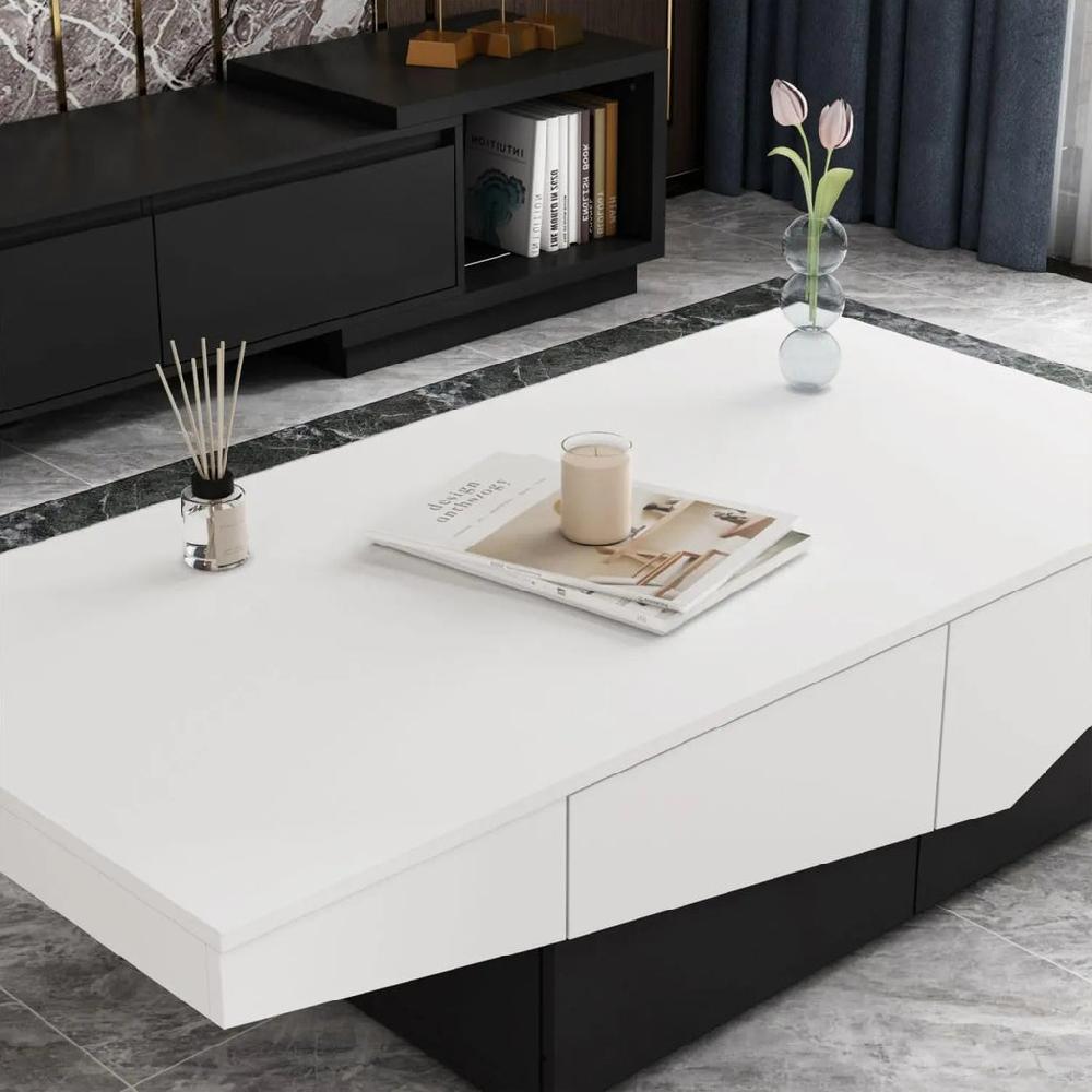 Lixra Modern Functional Modern Art Coffee Table