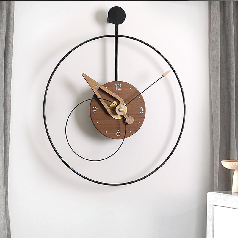 lixra Modern Glorious Metallic Striking Wall Clock