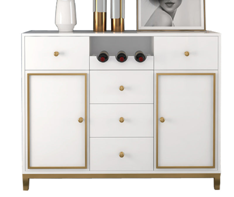 Lixra Modern Glossy Finish Palatial Wooden Cabinet