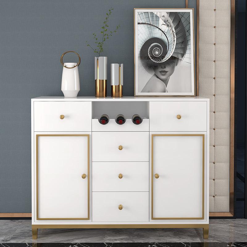 lixra Modern Glossy Finish Palatial Wooden Cabinet