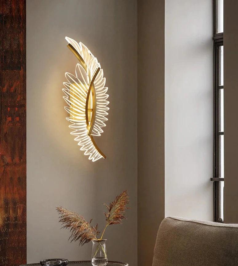 Lixra Modern Gold Designer Wall Lights