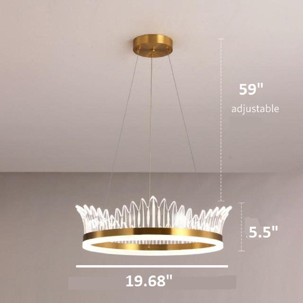 Lixra Modern Gold LED Pendent Lights