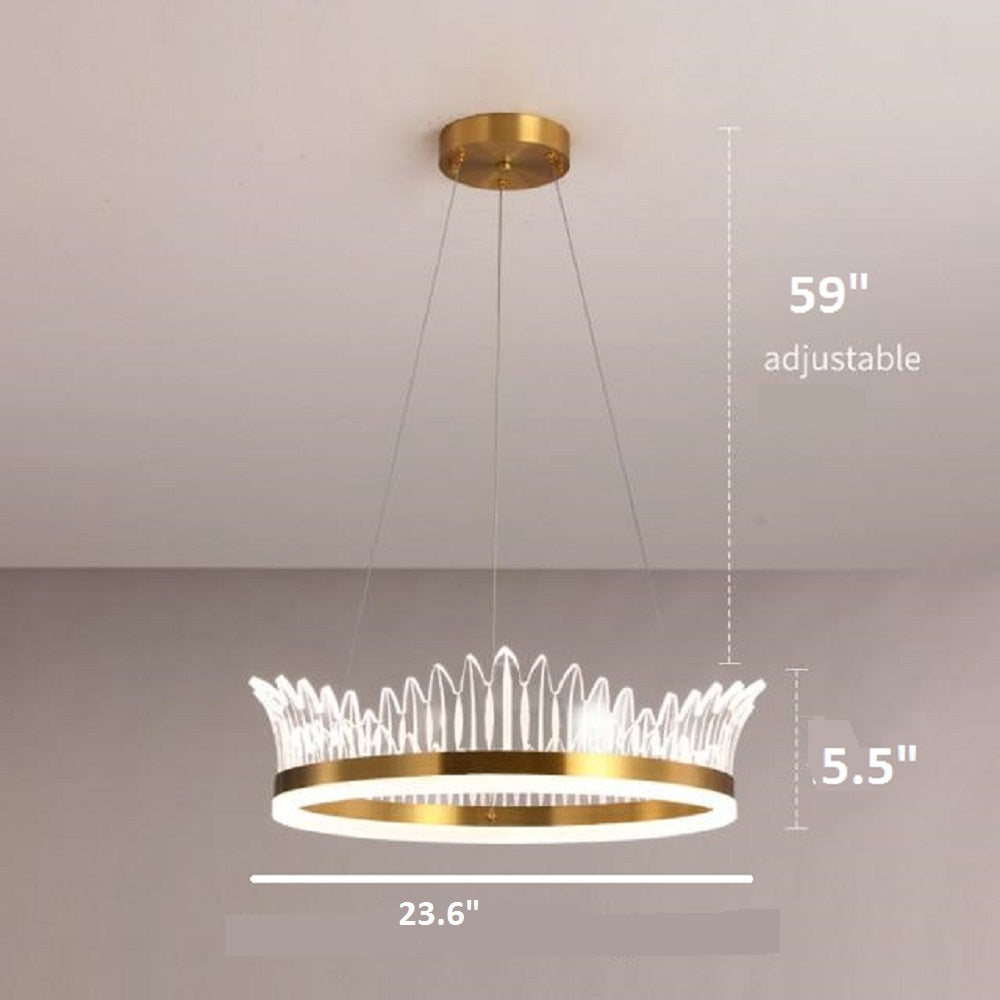 Lixra Modern Gold LED Pendent Lights