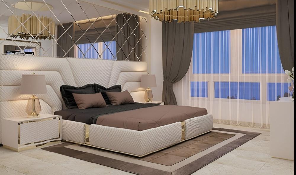 Lixra Modern High-End Luxurious Leather Bed