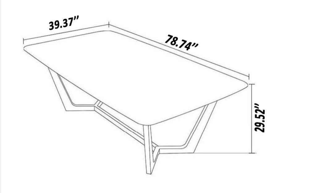 Lixra Modern Iconic Marble Top Dining Table Set