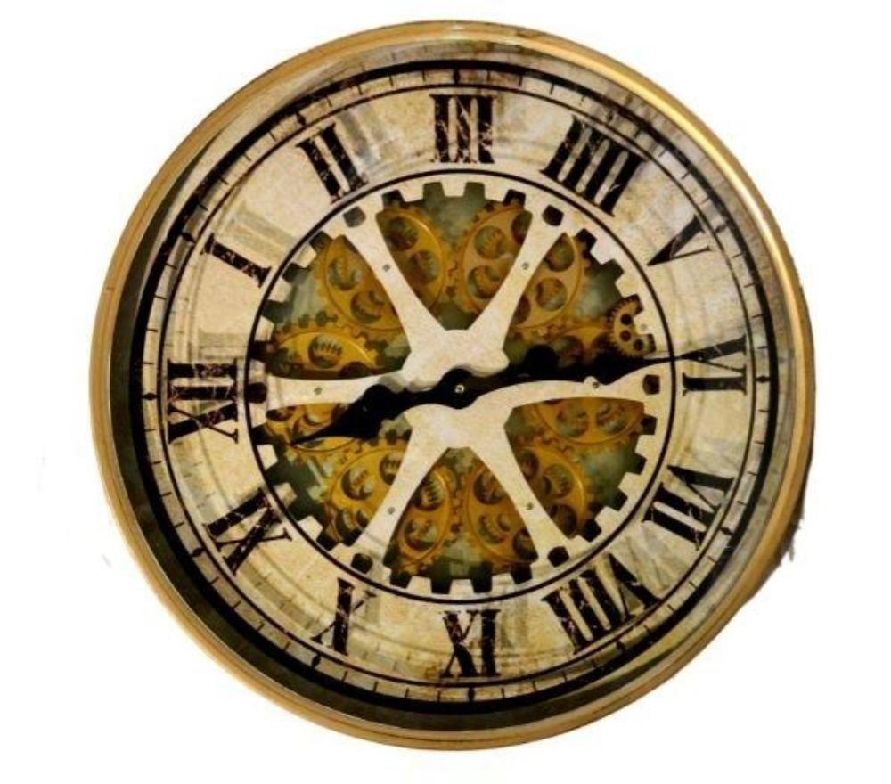 Lixra Modern Iconic Vintage Style Wall-Clock