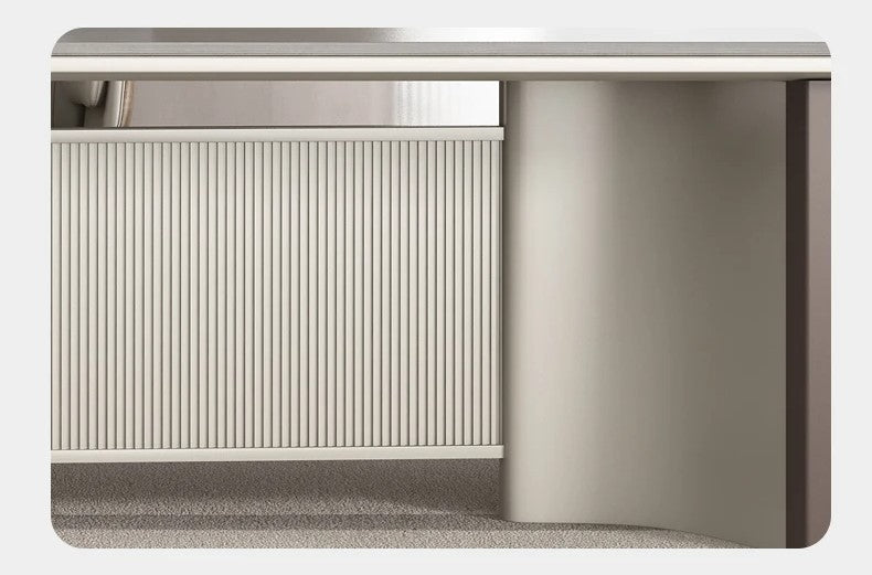 Lixra Modern L-Shaped LED Computer Desk