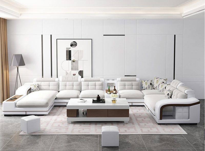 Lixra Modern Large Fabric Sectional Sofa