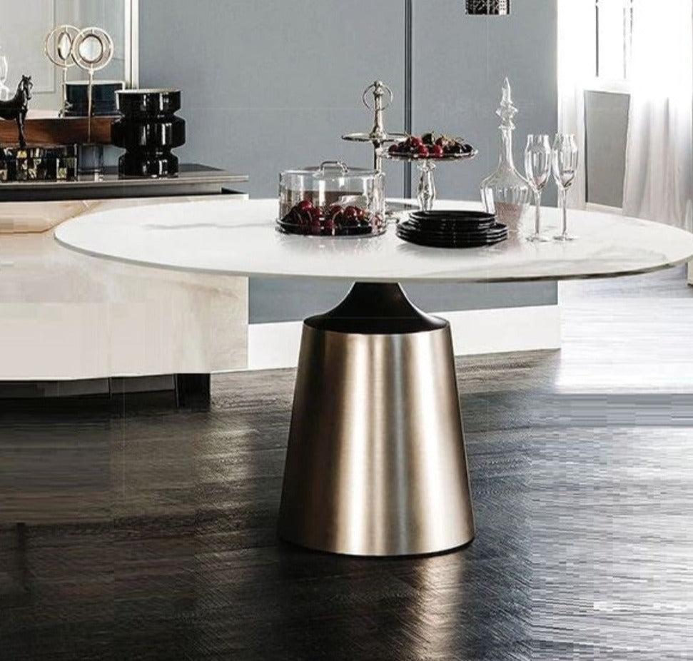 lixra Modern Lavish Marble Dining Table
