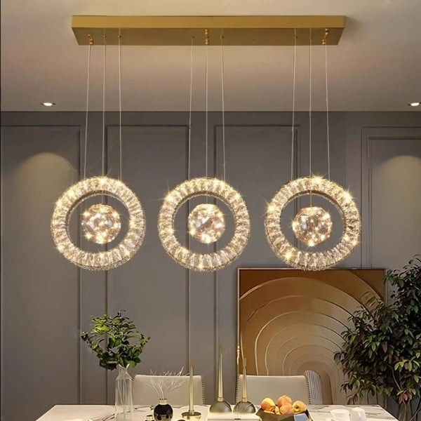 Lixra Modern LED Crystal Chandelier Light
