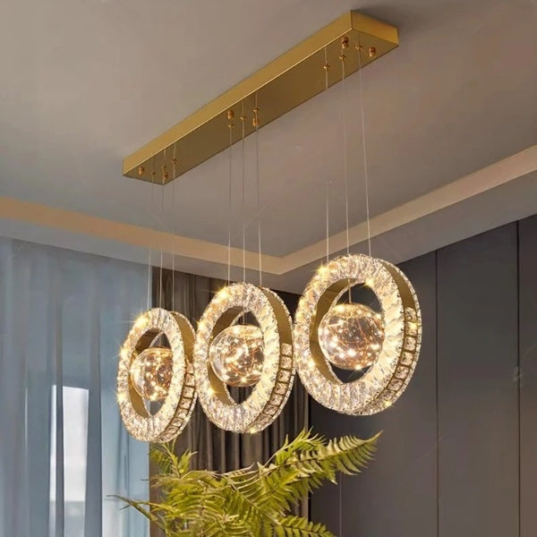 Lixra Modern LED Crystal Chandelier Light