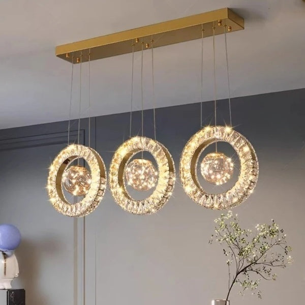 Lixra Modern LED Crystal Chandelier Light