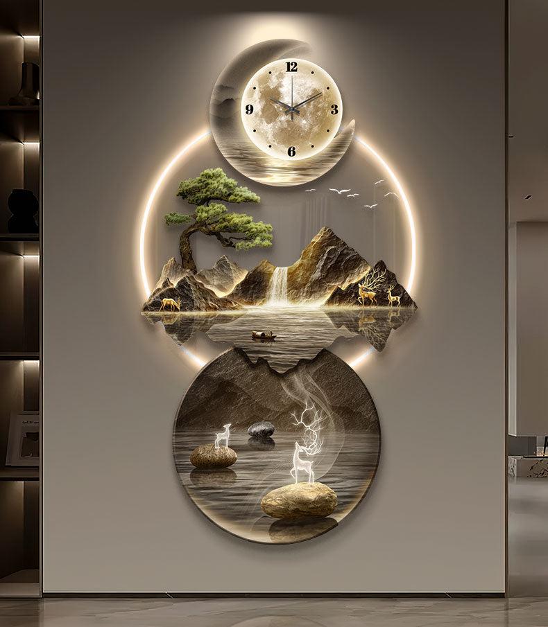 Lixra Modern LED Large Wall Clock
