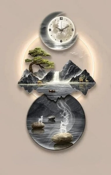 Lixra Modern LED Large Wall Clock