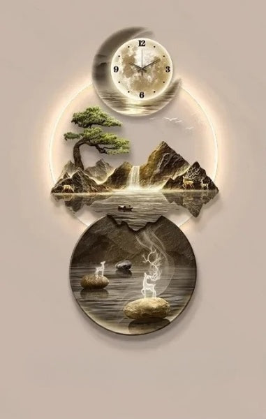 Lixra Modern LED Large Wall Clock