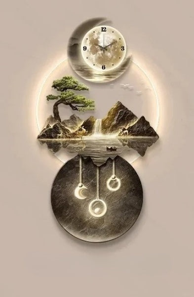 lixra Modern LED Wall Clocks For Living Room