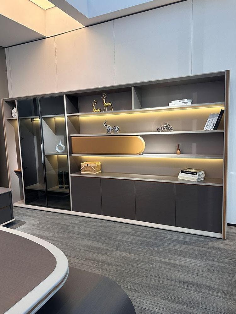 Lixra Modern LED Wooden Elegant Bookshelf