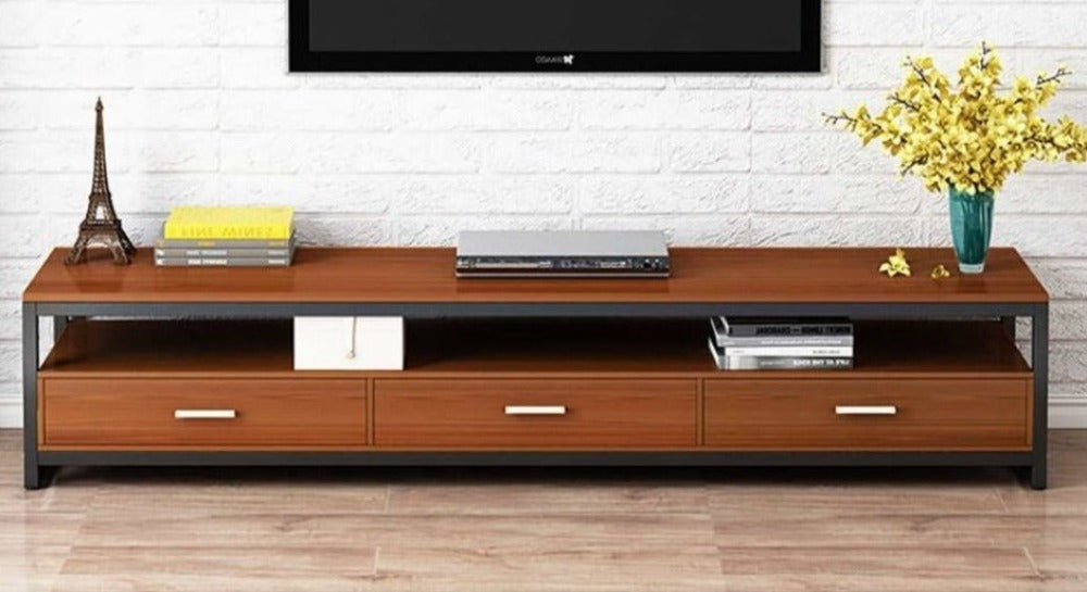 Lixra Modern Look Luxurious Wooden TV Stand